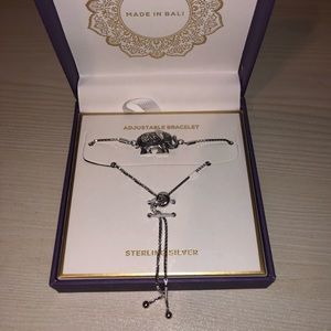 Sterling silver Elephant Bracelets from AnnikaWitt